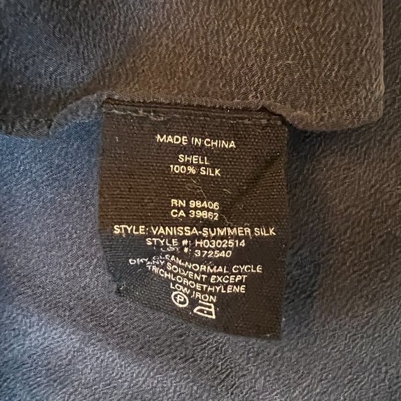 Theory Vanissa Summer Silk Tank Top Slip - Picture 2 of 5